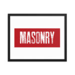 Masonry RL Framed Matte Poster - Image 3