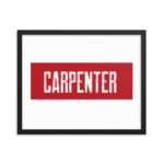 Carpenter RL Framed Matte Poster - Image 3