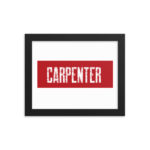 Carpenter RL Framed Matte Poster - Image 2