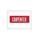 Carpenter RL Framed Matte Poster - Image 5