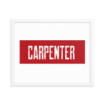 Carpenter RL Framed Matte Poster - Image 6