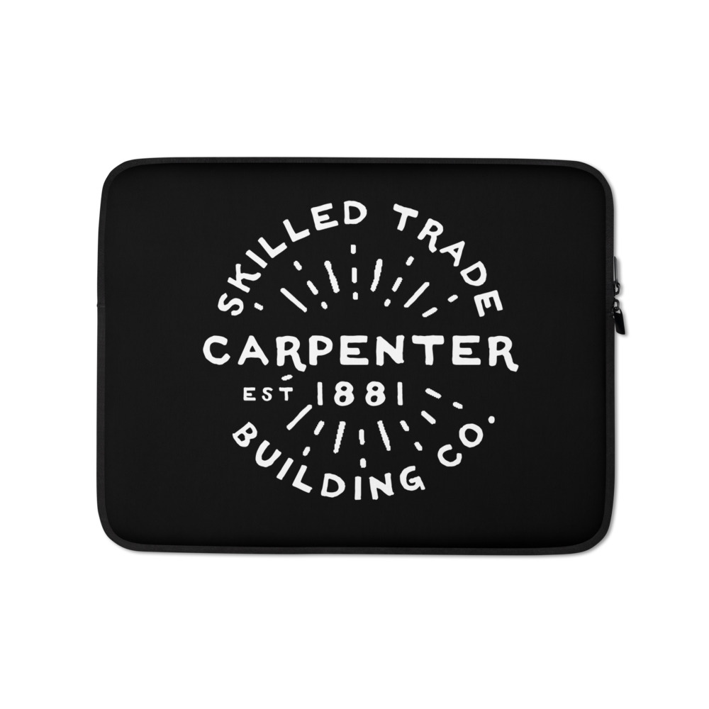 laptop-sleeve-13-in-front-614685396a060.jpg Carpenter 1881 Laptop Sleeve - Image 1