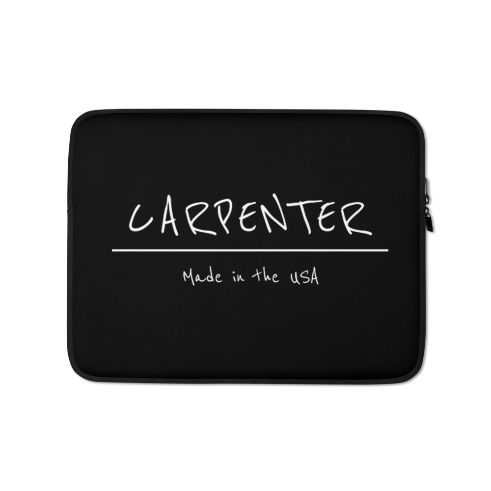 laptop-sleeve-13-in-front-6146b6cbac879.jpg Carpenter USA Laptop Sleeve - Image 1