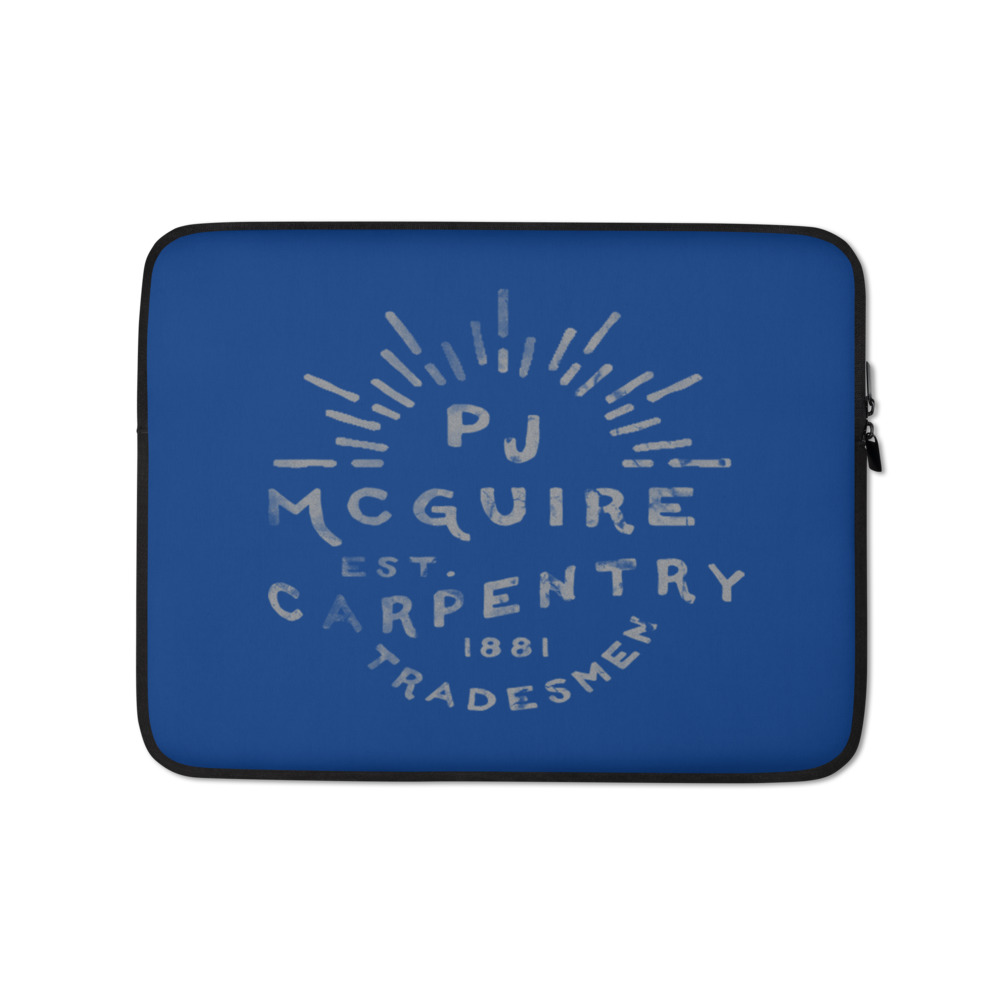 laptop-sleeve-13-in-front-6146b857a9d12.jpg Carpenter JP Mcguire Laptop Sleeve - Image 1