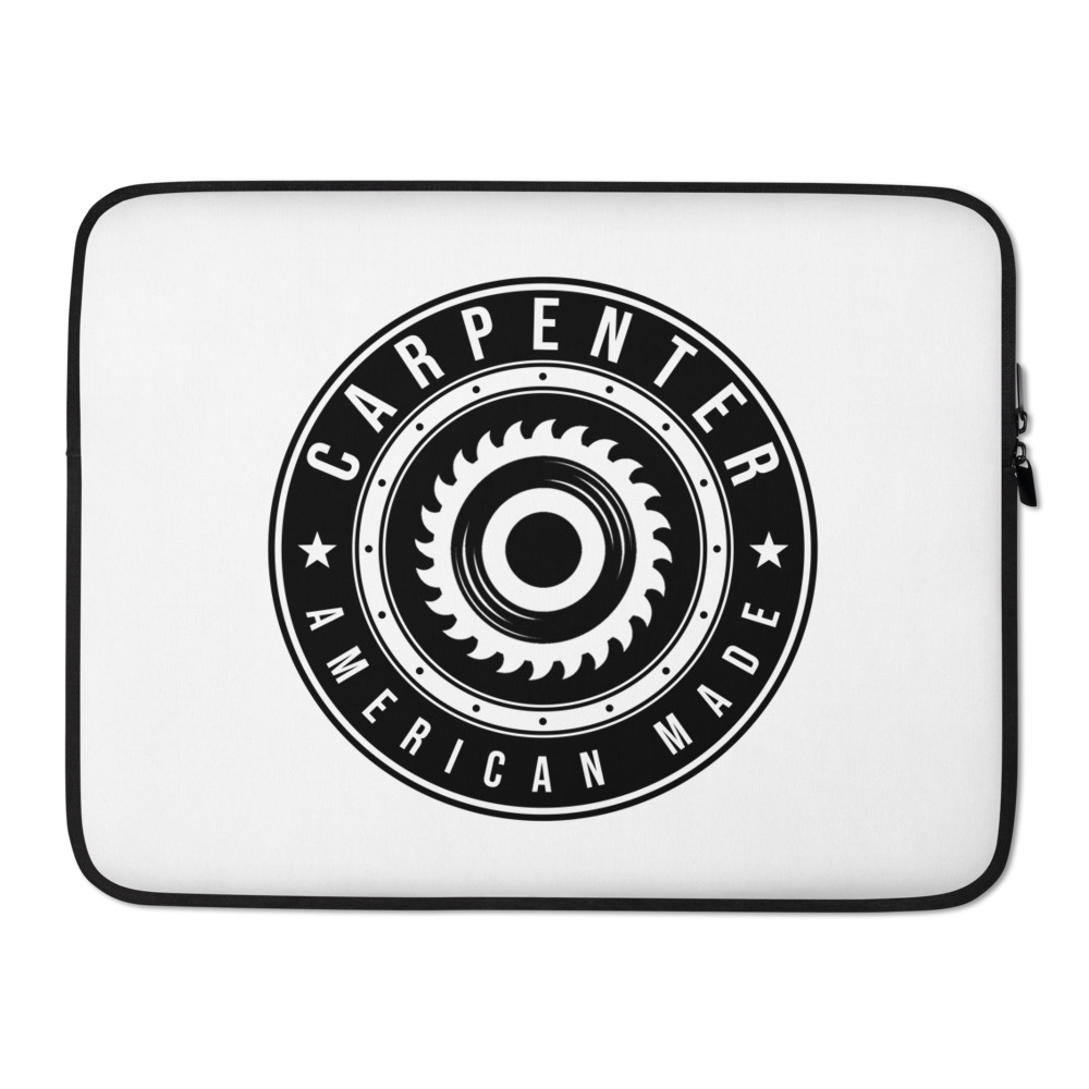 laptop-sleeve-15-in-front-6146a4b92f9b3.jpg Carpenter SAW Laptop Sleeve - Image 1