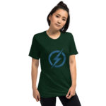 Women's Electrician Bolt Tri Tee - Image 2