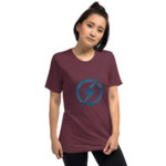 Women's Electrician Bolt Tri Tee - Image 3