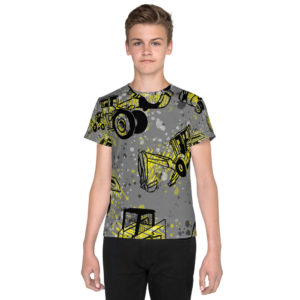 Boy's Heavy Machinery All-Over-Print Tee
